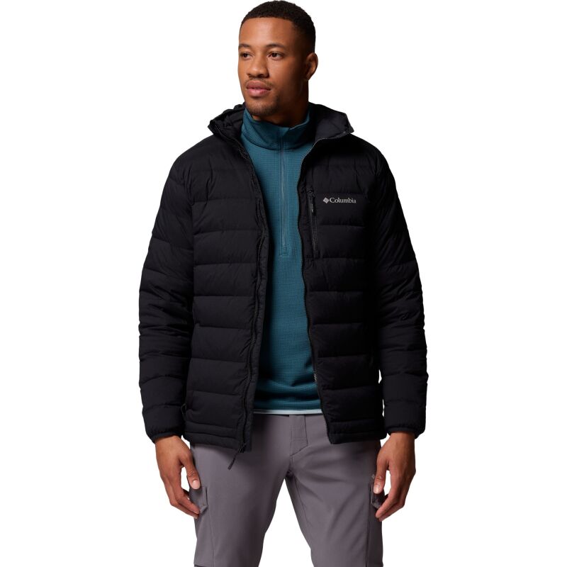Columbia Drift Peak Stretch Down Hooded Jacket Men's Black