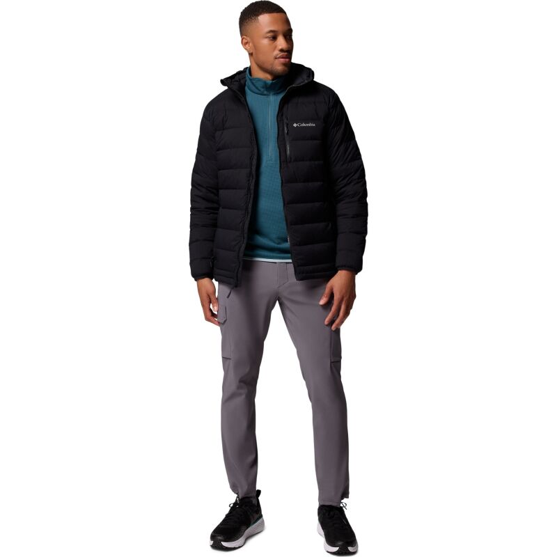 Columbia Drift Peak Stretch Down Hooded Jacket Men's Black