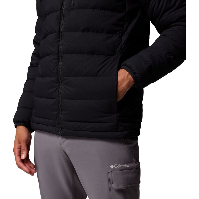 Columbia Drift Peak Stretch Down Hooded Jacket Men's Black