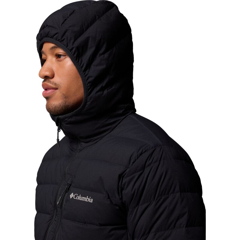 Columbia Drift Peak Stretch Down Hooded Jacket Men's Black