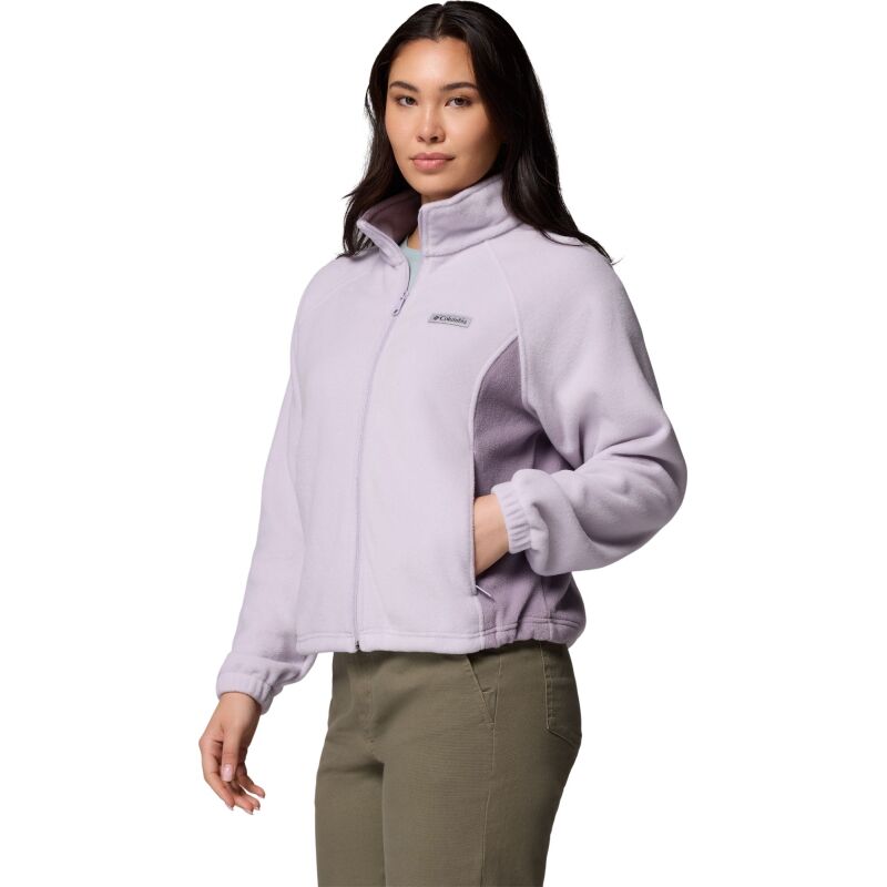 Columbia Benton Springs Relaxed Full Zip Women's Lavender Pearl