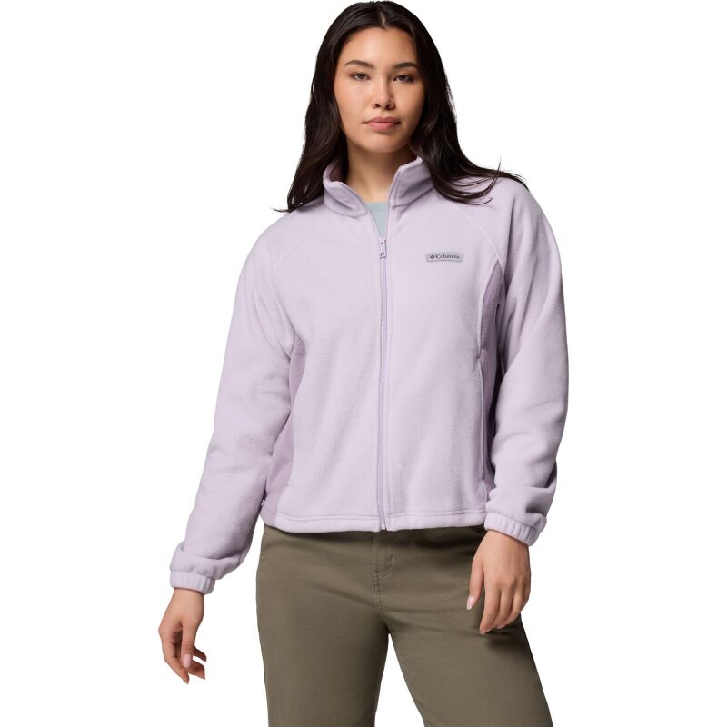 Columbia Benton Springs Relaxed Full Zip Women's Lavender Pearl