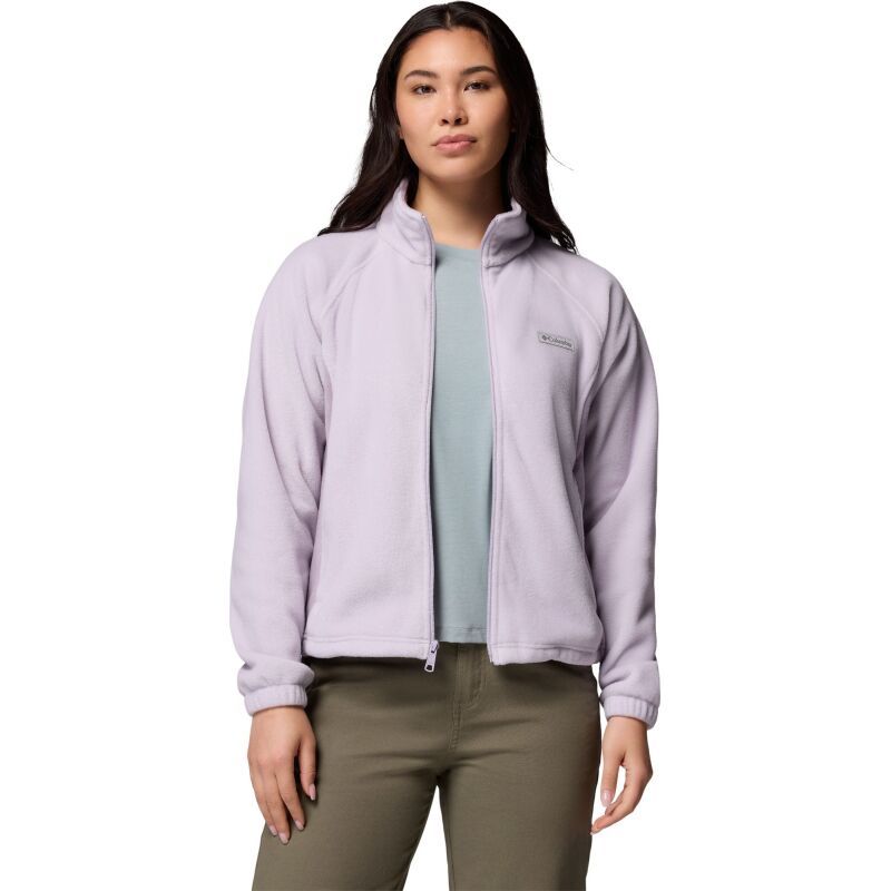 Columbia Benton Springs Relaxed Full Zip Women's Lavender Pearl