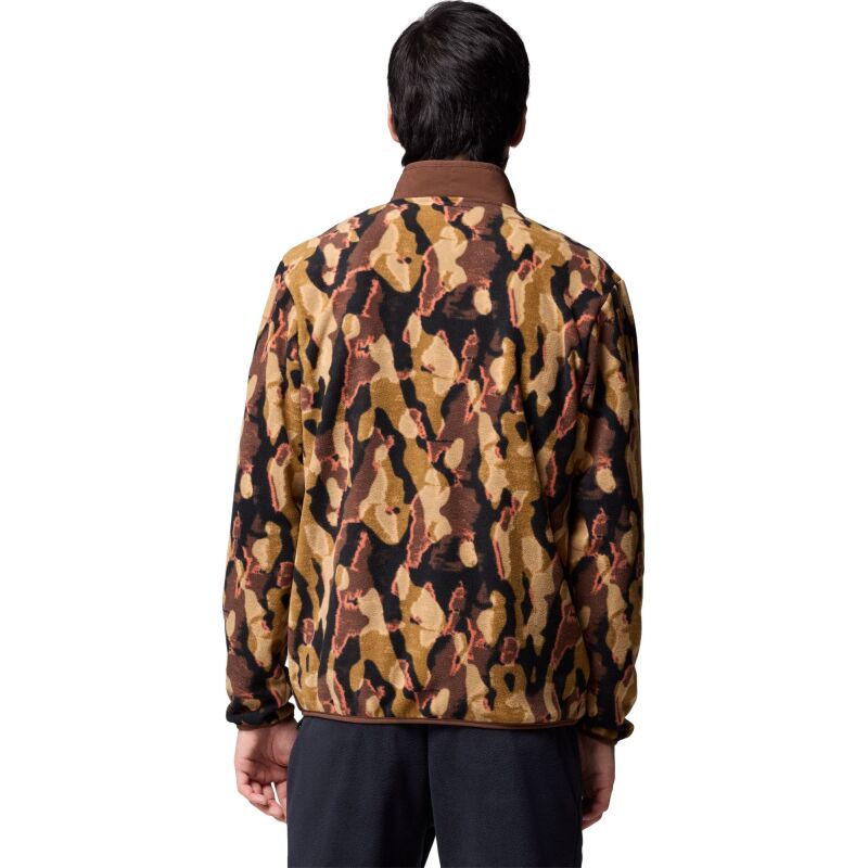 Columbia Sequoia Grove Printed Full Zip Men's Tobacco Treebark