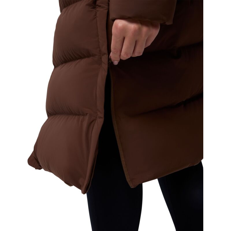 Columbia Amaze Puff Long Hooded Jacket Women's Tobacco