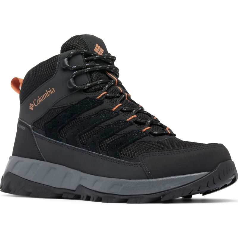 Columbia Strata Trail Mid WP Men's Black/Owl