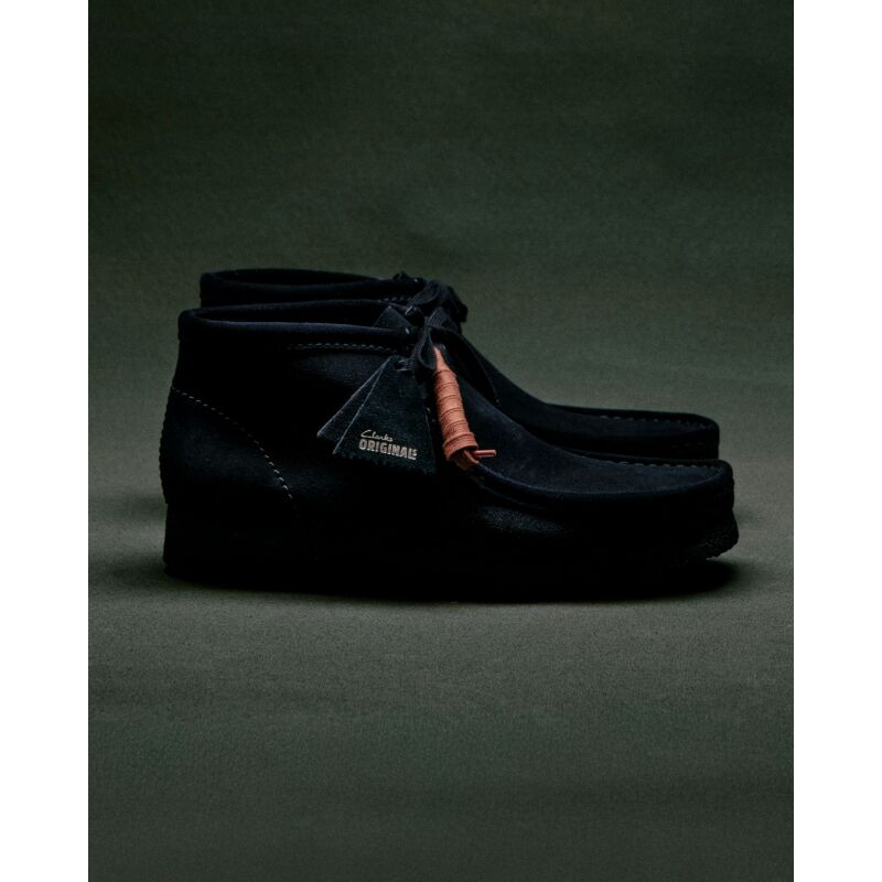 Clarks Wallabee Boot Men's 1219 Black Suede