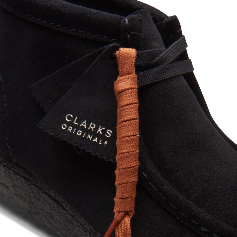 Clarks Wallabee Boot Men's 1219 Black Suede