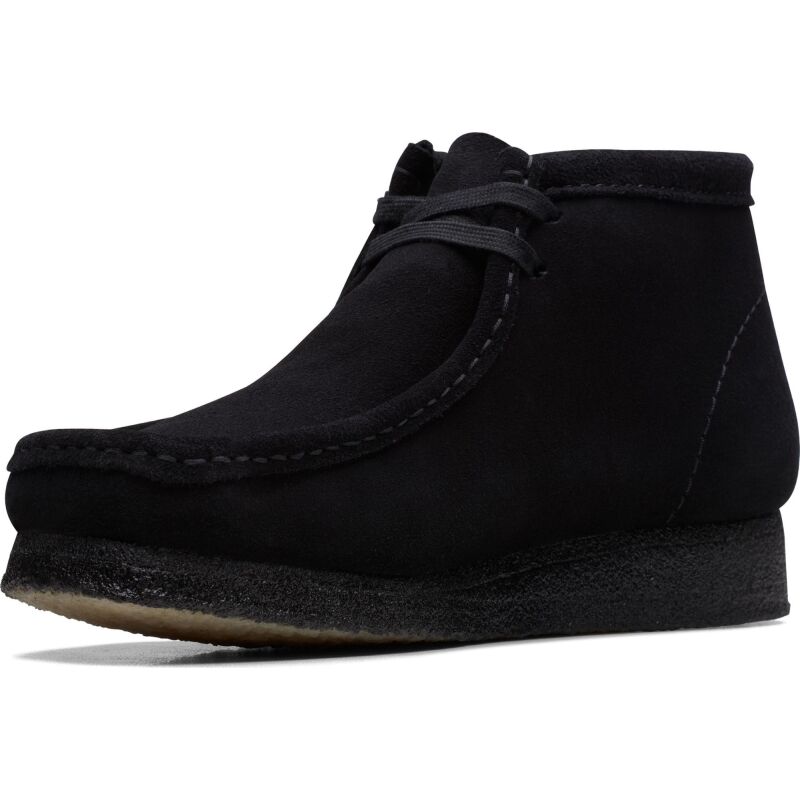 Clarks Wallabee Boot Men's 1219 Black Suede