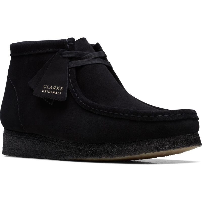 Clarks Wallabee Boot Men's 1219 Black Suede