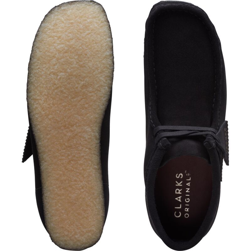 Clarks Wallabee Boot Men's 1219 Black Suede