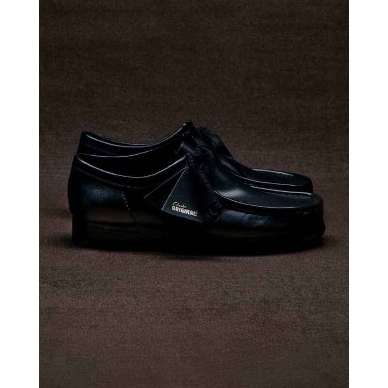 Clarks Wallabee Men's 1216 Black Leather