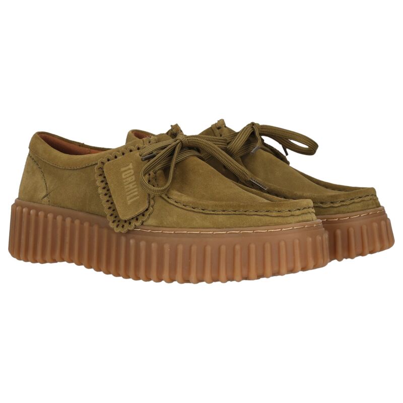 Clarks Torhill Bee Women's 3227 Olive Suede