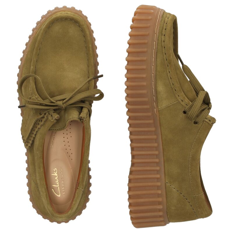 Clarks Torhill Bee Women's 3227 Olive Suede