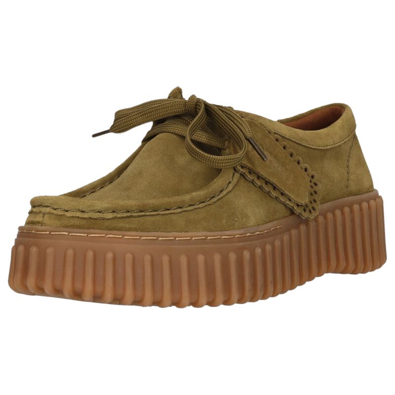 Clarks Torhill Bee Women's 3227 Olive Suede