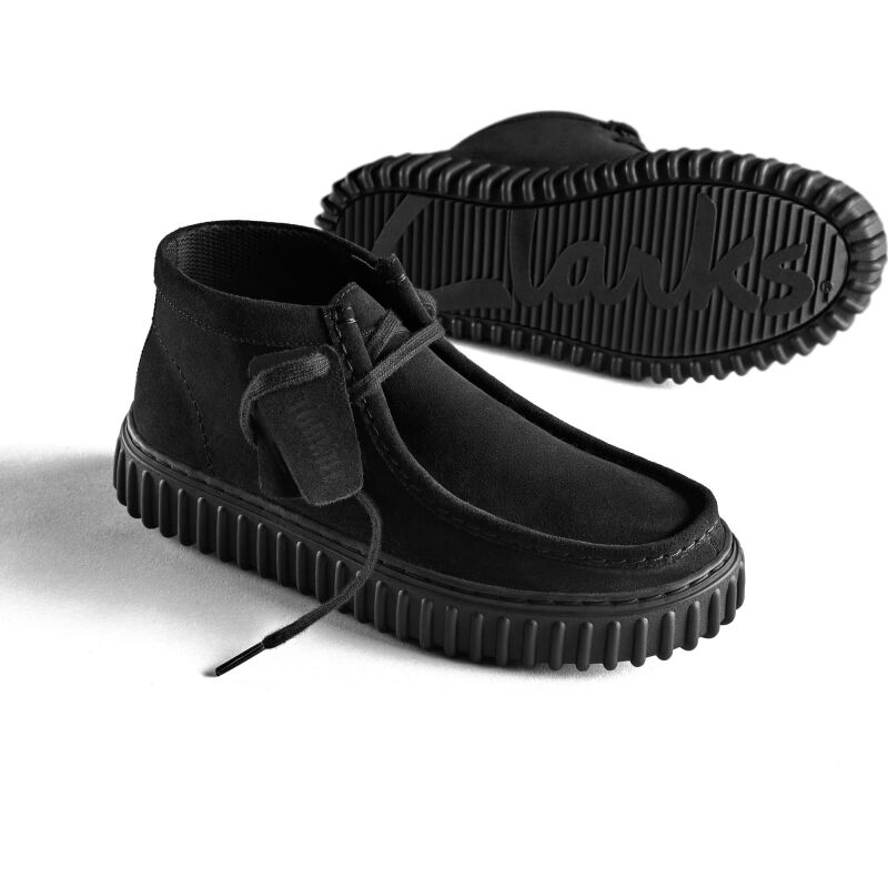 Clarks Torhill Hi Men's 1219 Black Suede