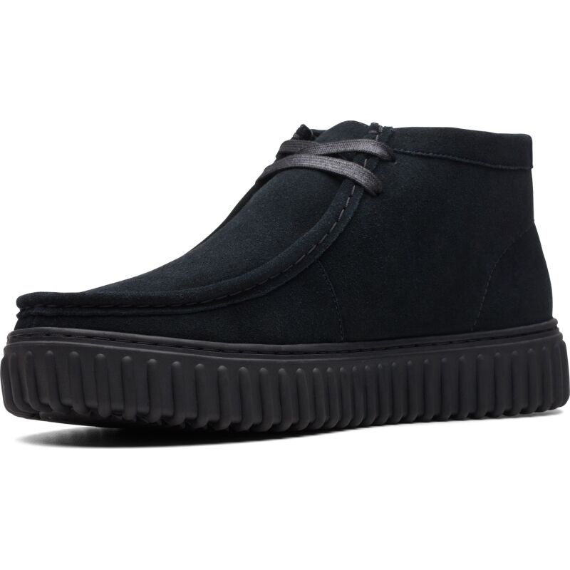 Clarks Torhill Hi Men's 1219 Black Suede