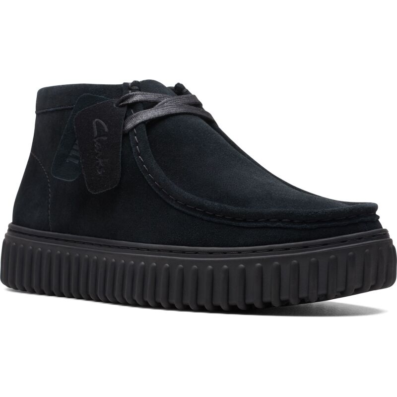 Clarks Torhill Hi Men's 1219 Black Suede