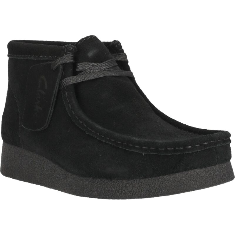 Clarks Wallabee EVO Boot Women's 1219 Black Suede