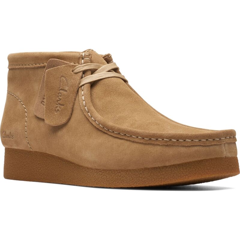 Clarks Wallabee EVO Boot Women's 5232 Dark Sand Suede