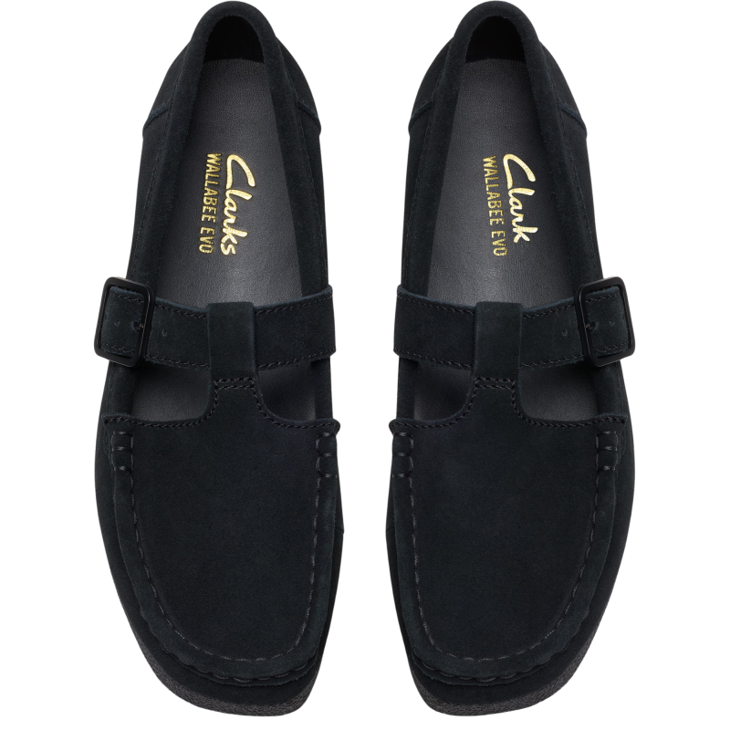 Clarks Wallabee EVO Bar Women's 1219 Black Suede