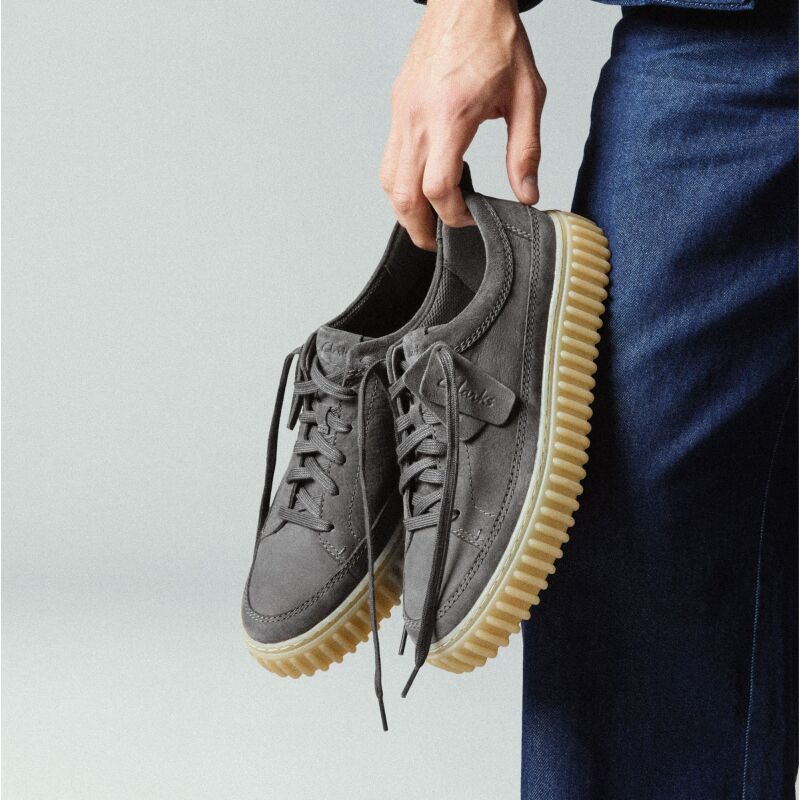 Clarks Torhill Lace Men's 1228 Dark Grey Nubuck