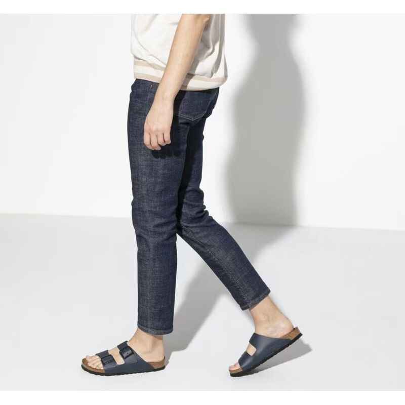 Birkenstock Arizona Natural Leather Regular Blue