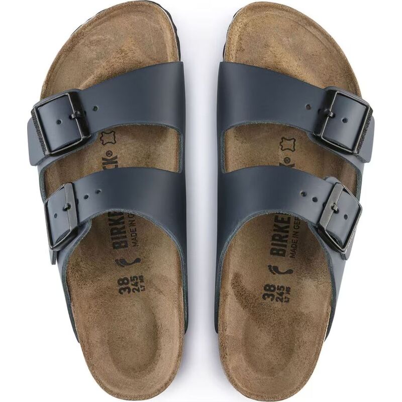 Birkenstock Arizona Natural Leather Regular Blue