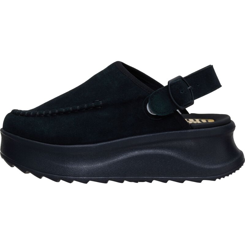 HEYDUDE Delray Clog Suede Women's Black