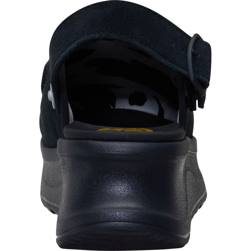 HEYDUDE Delray Clog Suede Women's Black