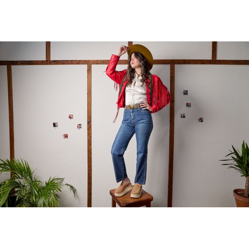 HEYDUDE Delray Clog Suede Women's Tan