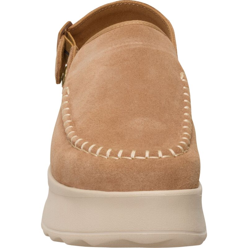 HEYDUDE Delray Clog Suede Women's Tan