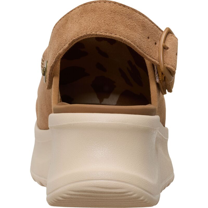HEYDUDE Delray Clog Suede Women's Tan