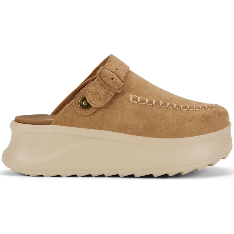 HEYDUDE Delray Clog Suede Women's Tan