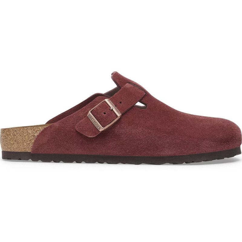 Birkenstock Boston Suede Leather Zinfandel