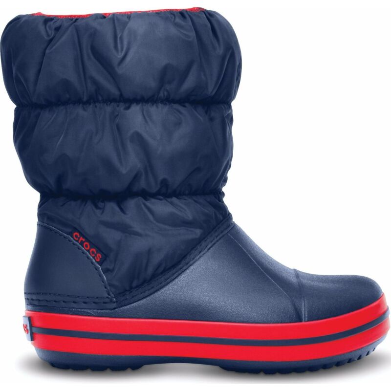 Crocs™ Winter Puff Boot Kids' Темно-синий/Красный