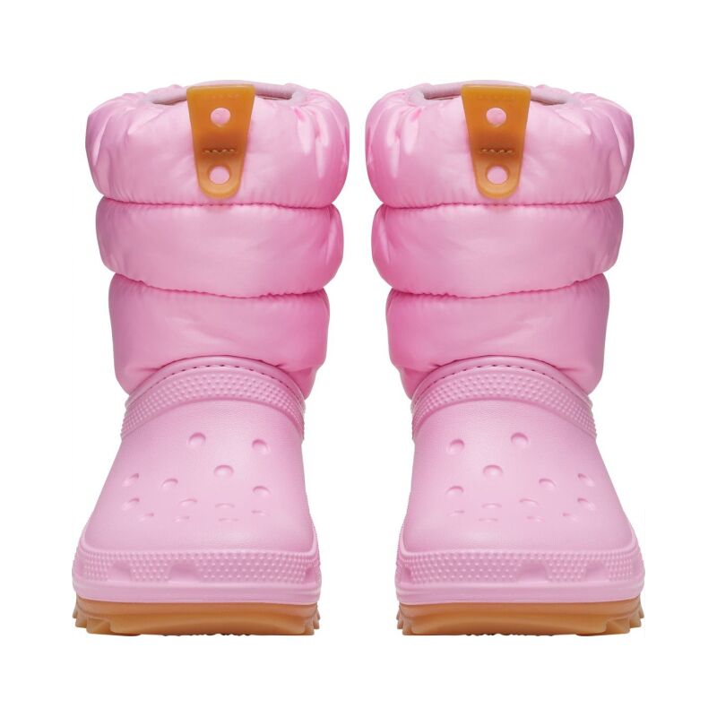 Crocs™ Classic Neo Puff Boot Toddler's 207683 Pink Tweed/Gum