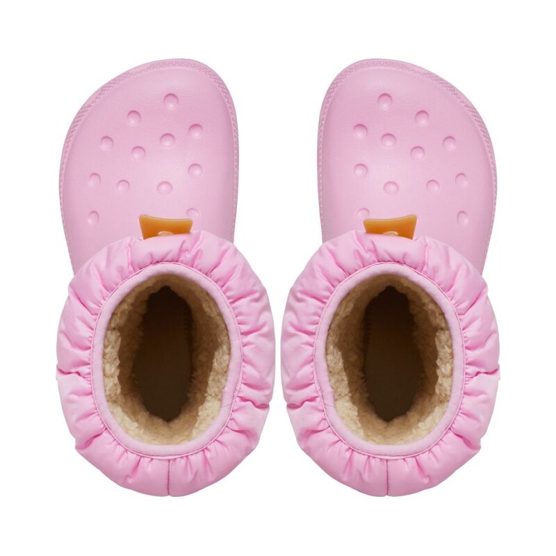 Crocs™ Classic Neo Puff Boot Toddler's 207683 Pink Tweed/Gum
