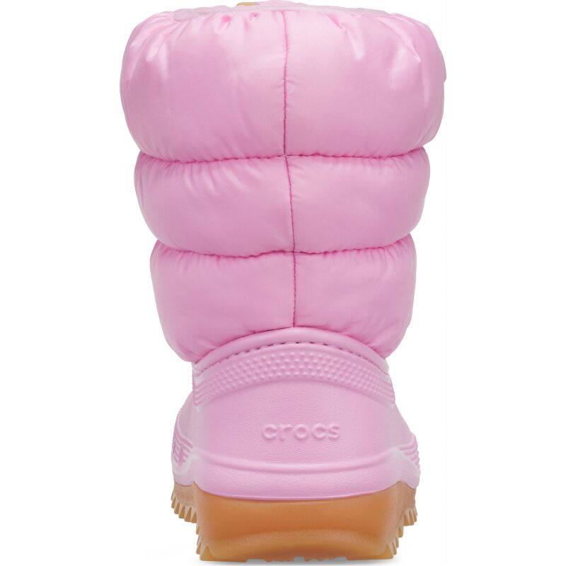Crocs™ Classic Neo Puff Boot Toddler's 207683 Pink Tweed/Gum