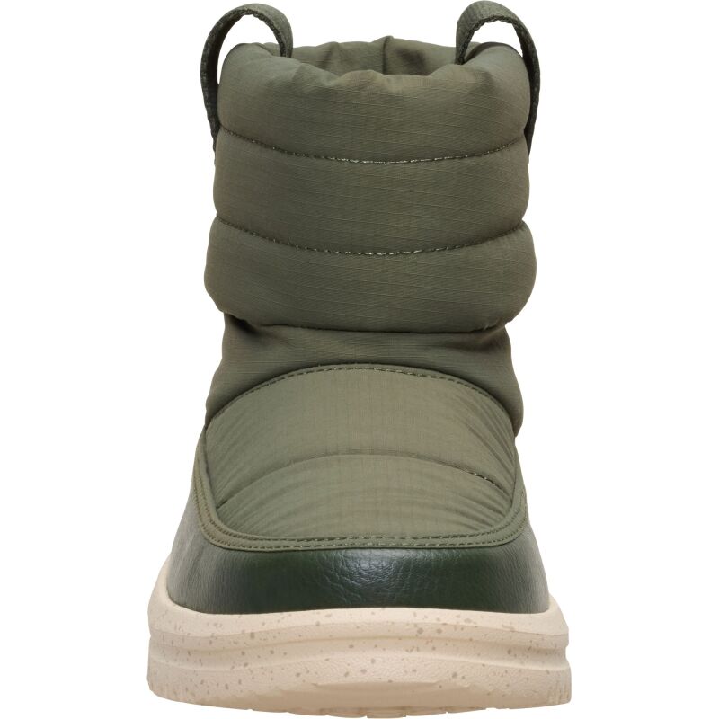 HEYDUDE Camden Cuff Nylon Quilt Women's Dark Olive