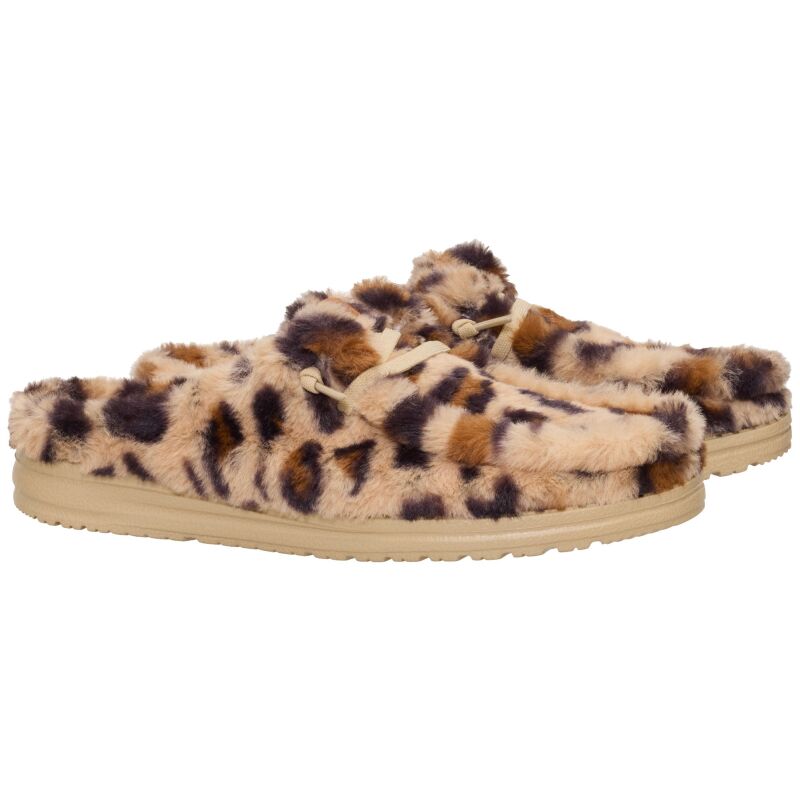 HEYDUDE Wendy Slipper Leo Women's Tan/Multi