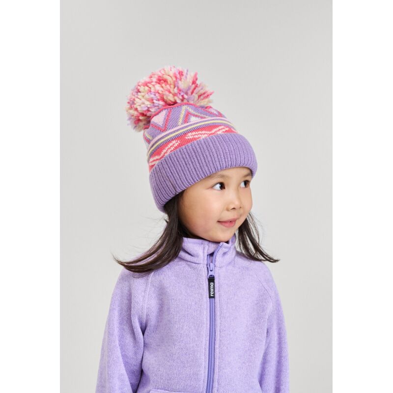 REIMA Merino Wool Blend Beanie Kirjoen 5300286B Blooming Lilac