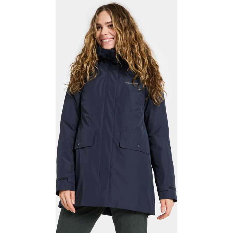 Didriksons Tuva Women's Parka Dark Night Blue