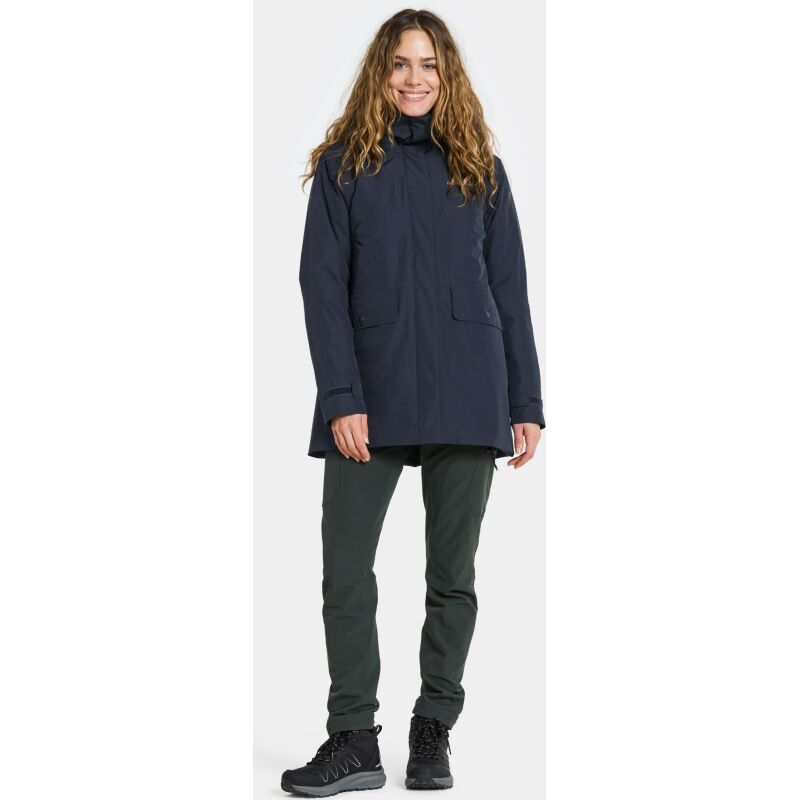 Didriksons Tuva Women's Parka Dark Night Blue