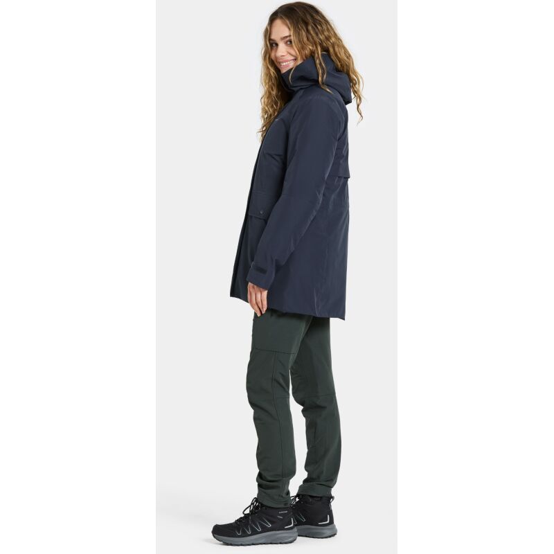 Didriksons Tuva Women's Parka Dark Night Blue