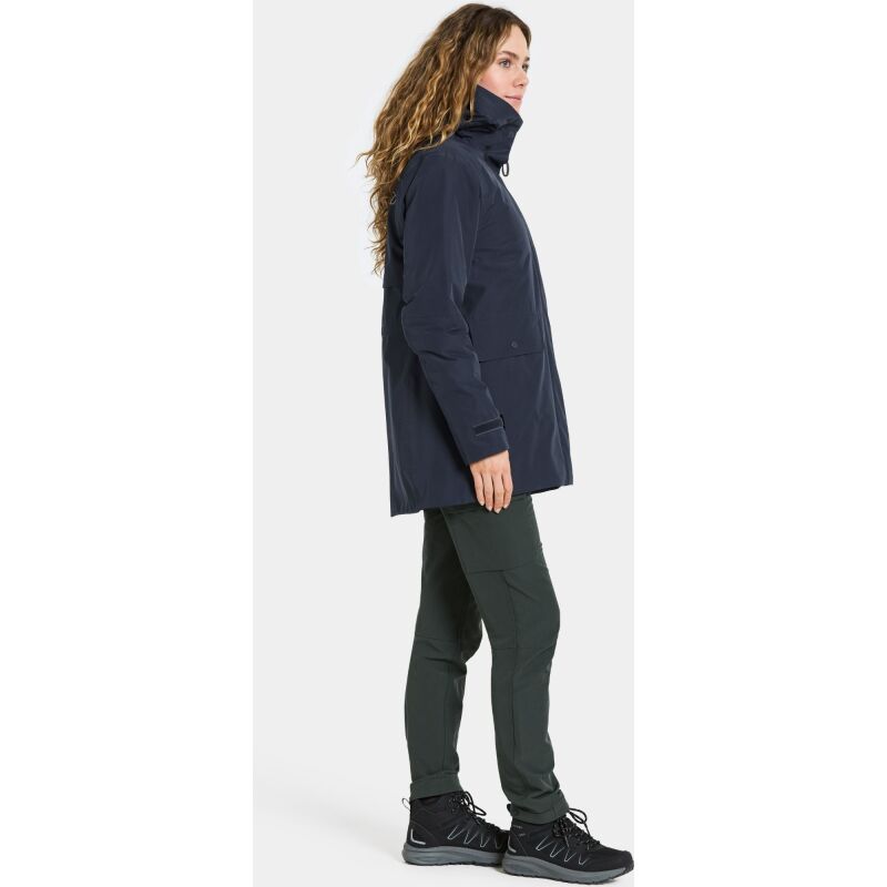 Didriksons Tuva Women's Parka Dark Night Blue