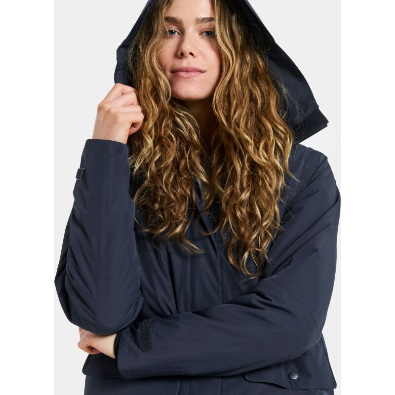 Didriksons Tuva Women's Parka Dark Night Blue
