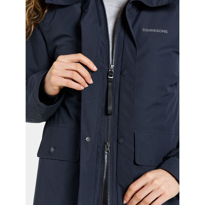 Didriksons Tuva Women's Parka Dark Night Blue
