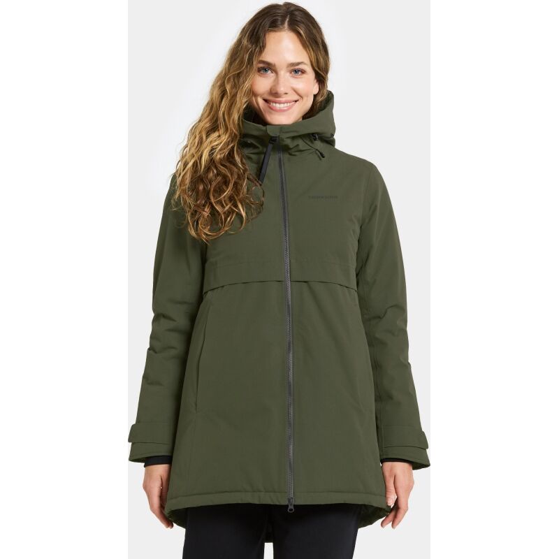 Didriksons Helle Women's Parka 6 Deep Green