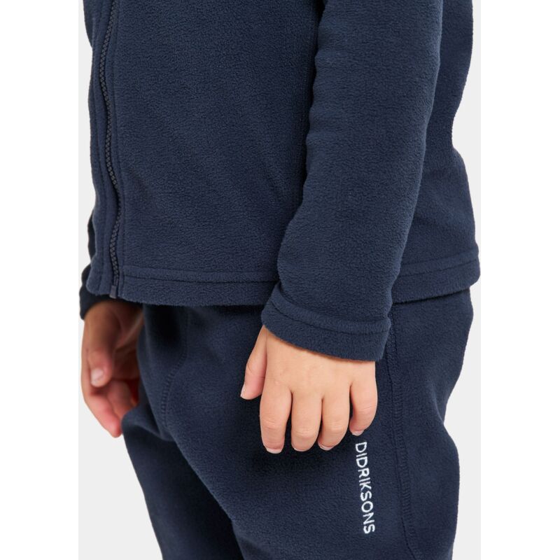 Didriksons Monte Kid's Full-Zip 10 Navy